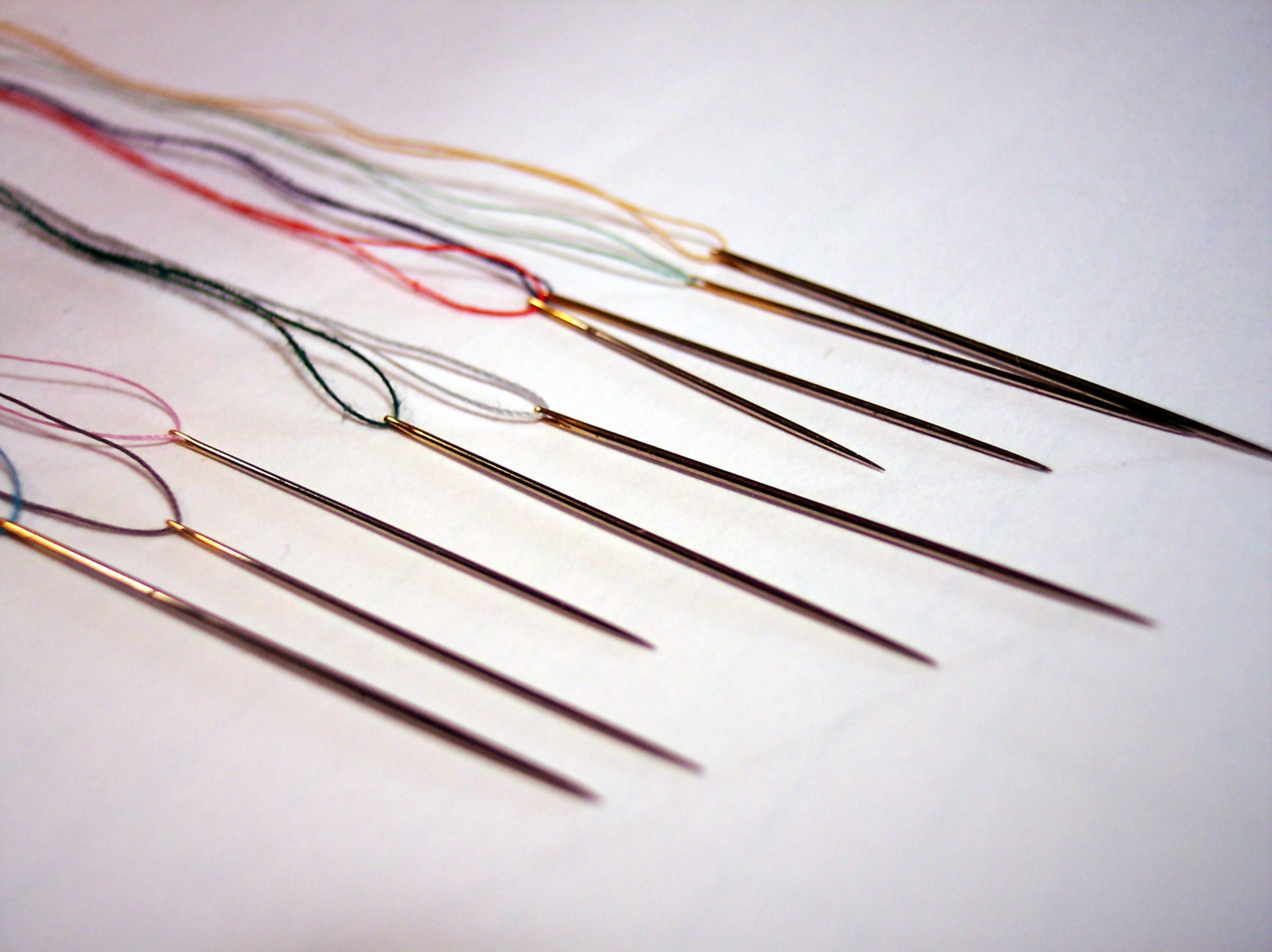 sewing needles