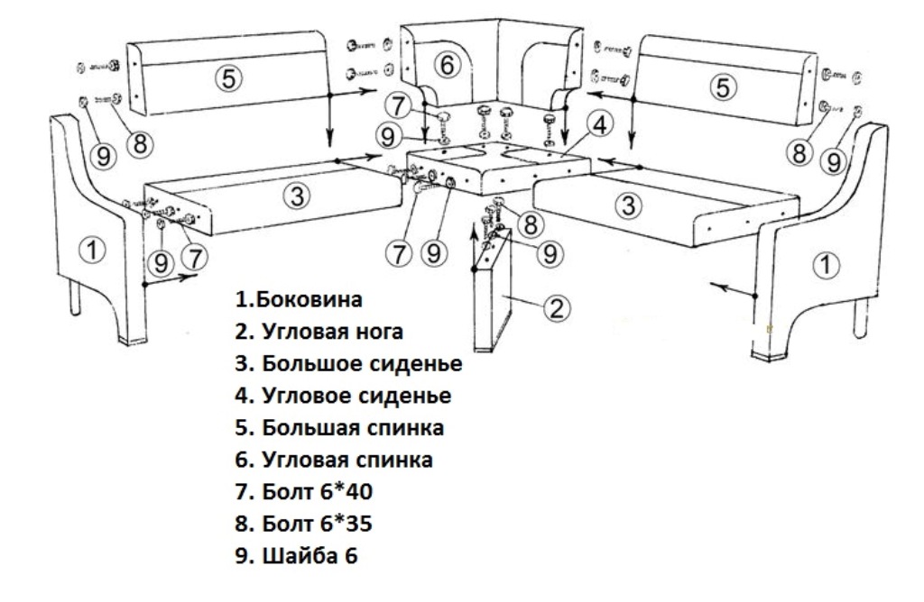 kitchen corner assembly instructions