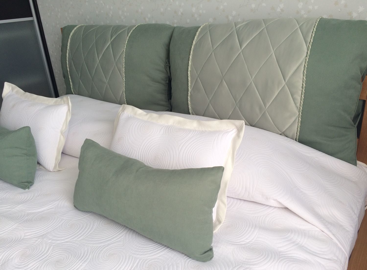 removable soft headboard