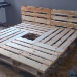 lit de palette en bois