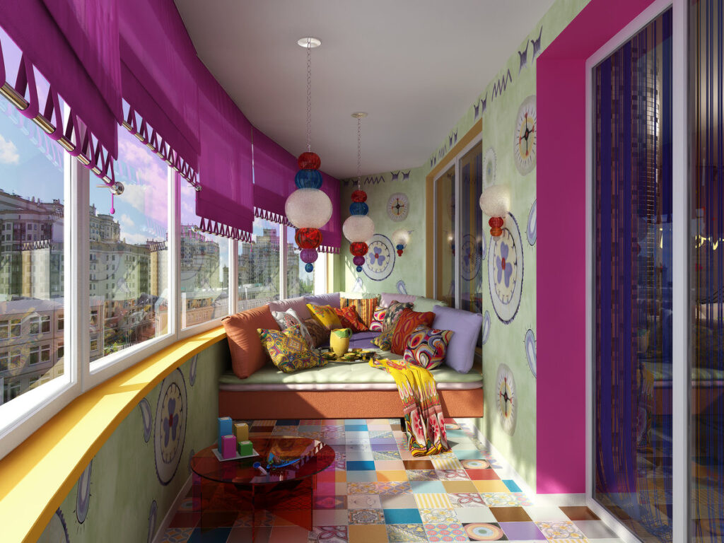 playroom on the balcony