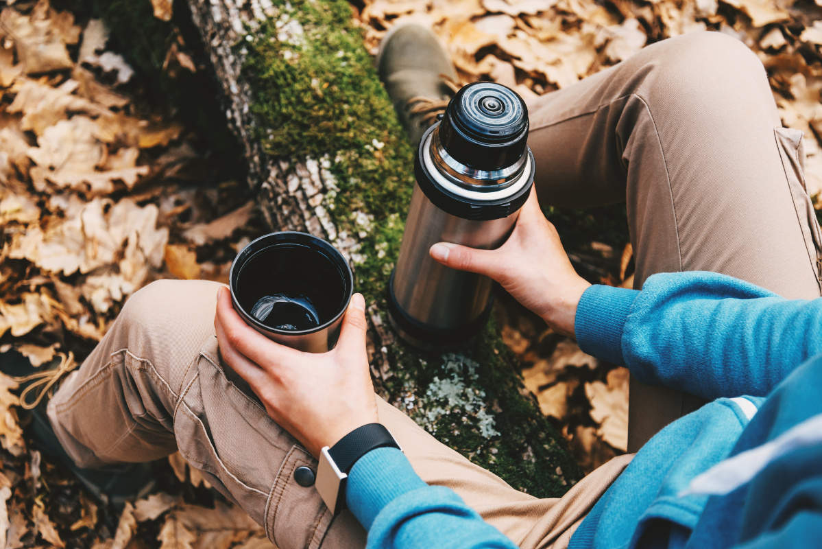 washing a thermos