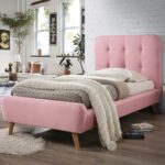 single bed pink