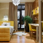 single bed yellow