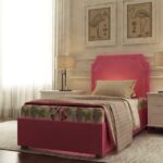 single bed pink