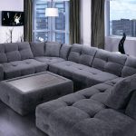 U-shaped sofa