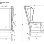 drawing of armchairs