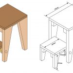 the stool is more straightforward to make a diagram