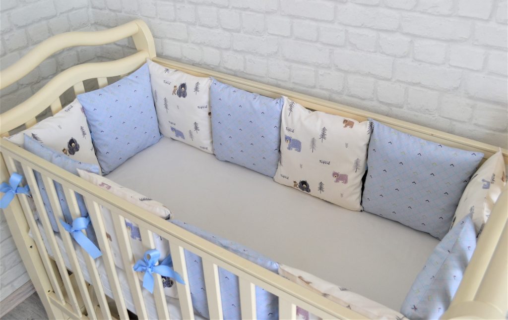 types and methods of sewing the sides for a baby bed