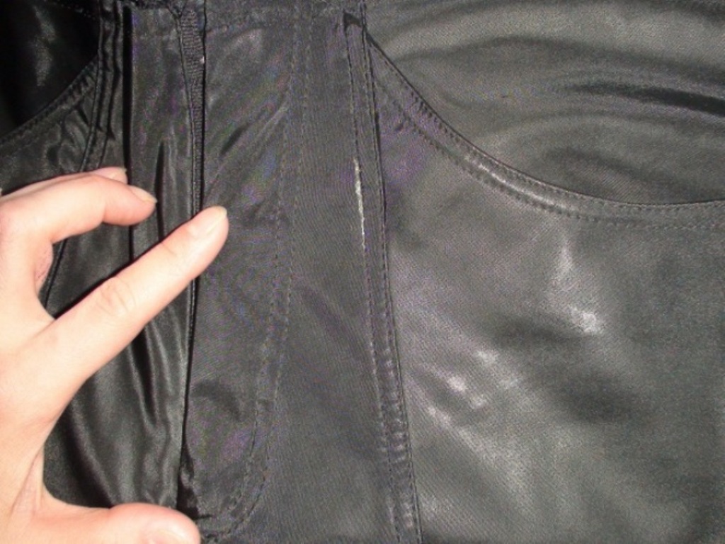 how to remove the shine from the iron on clothes