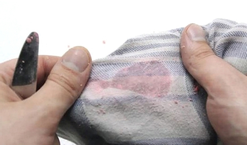 removing wax from clothes