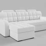 white corner sofa