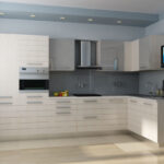 MDF white kitchen