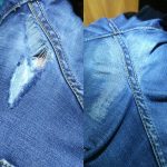 how to sew jeans photo