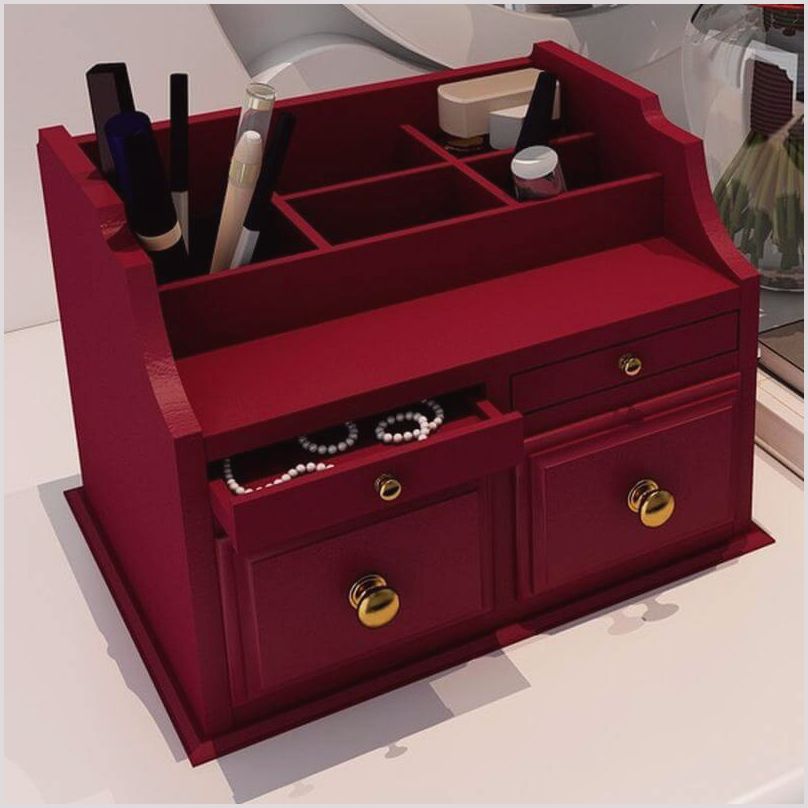 chest of drawers for cosmetics and jewelry types