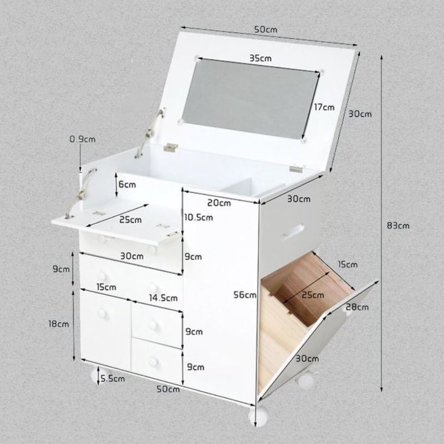 drawer for cosmetics drawing