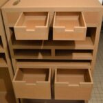 commode en carton types de conception