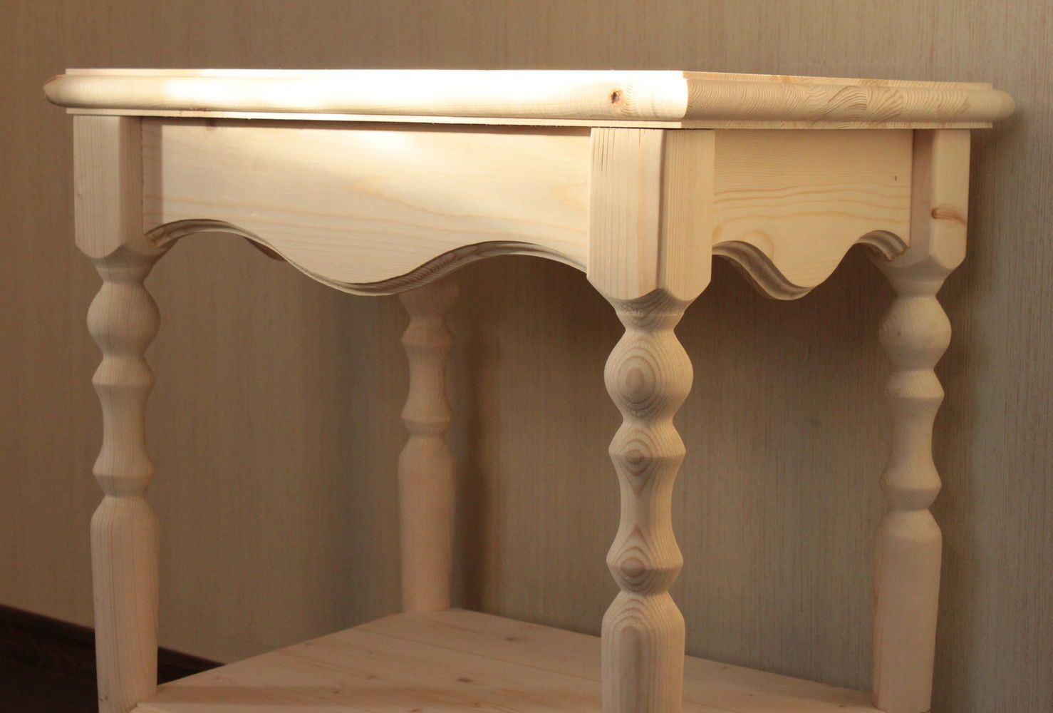 baluster console table