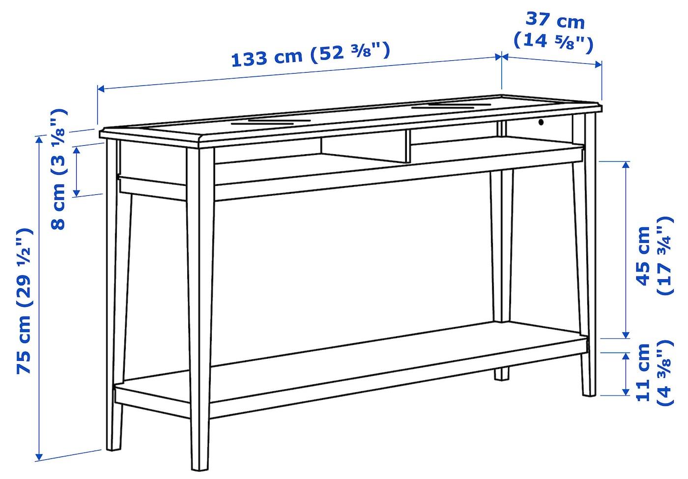 console table blueprint