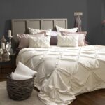 beautifully made bed photo interior