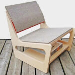 plywood armchair decor