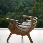 plywood armchair photo decoration