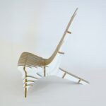 plywood armchair photo decoration