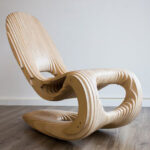 plywood armchair decoration ideas