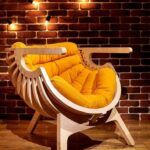 plywood armchair design photo