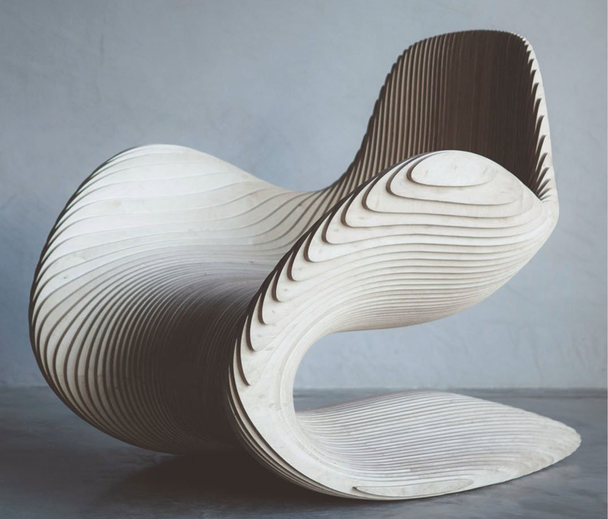 plywood armchair photo