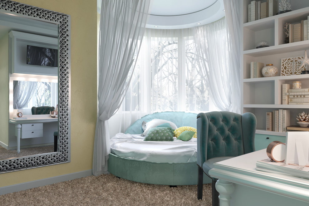 bed headboard to the window design