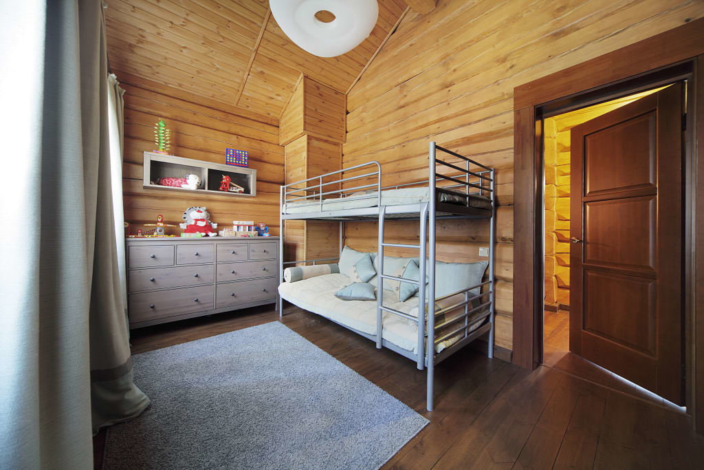 metal bunk bed for children