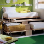 beds for three children decor photo