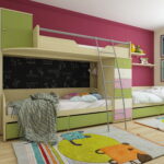 lits pour trois enfants idées de décoration