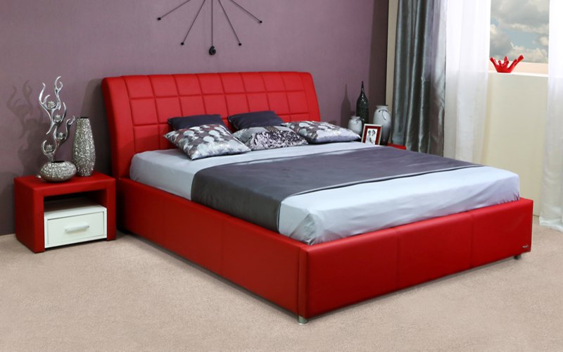 red bed with lifting mechanism