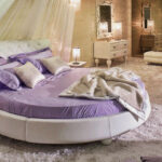 round bed lilac