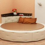 round bed interior