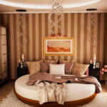 round bed decoration