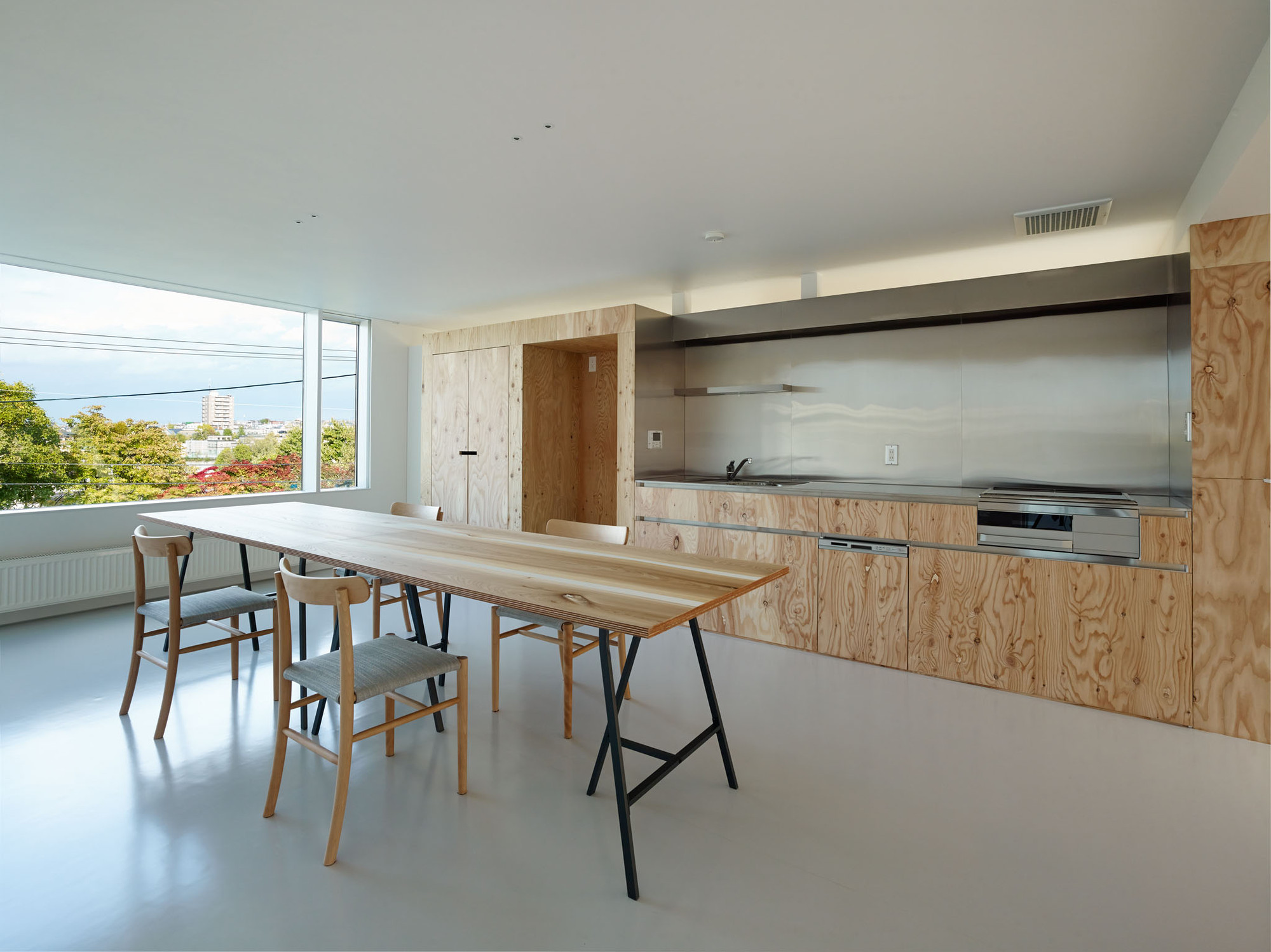 plywood kitchen