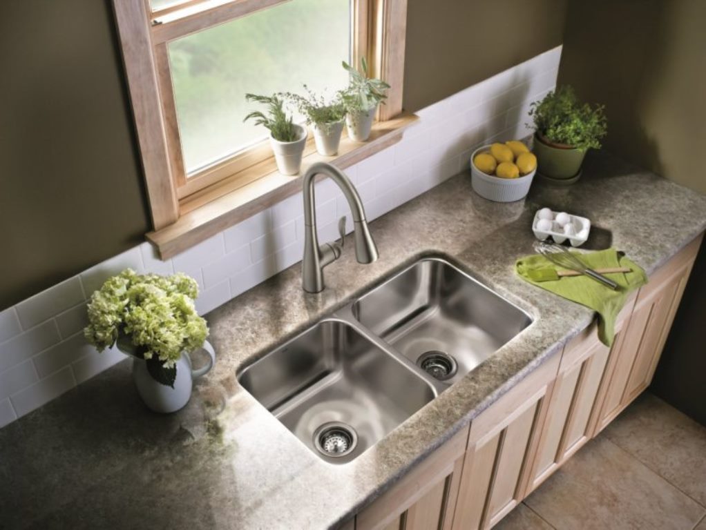 kitchen sink with cabinet photo design