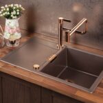 sink with a cabinet from an array of photos