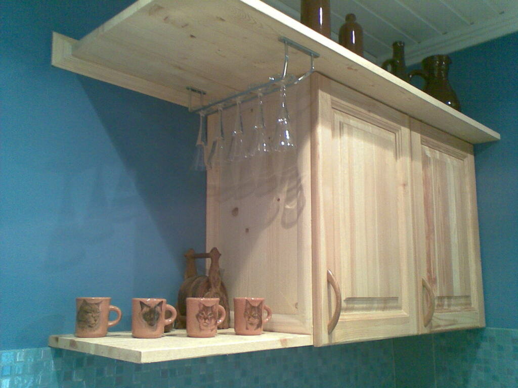 do-it-yourself wall-mounted kitchen cabinet