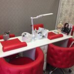 table for manicure decor photo