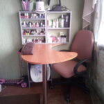 table for manicure photo design