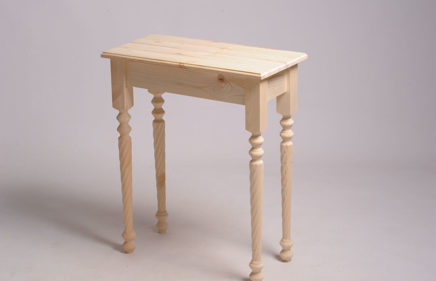 console table made of wood