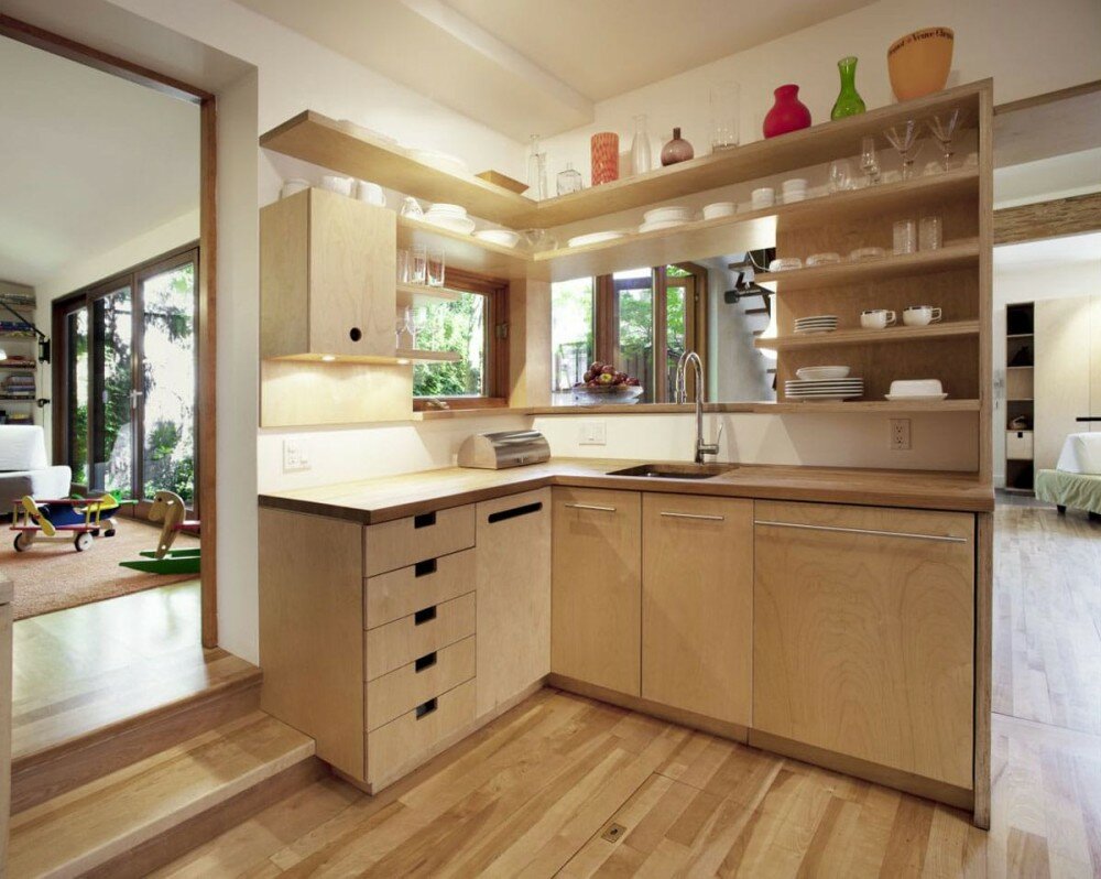 plywood furniture for kitchen