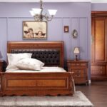 wooden furniture in the bedroom