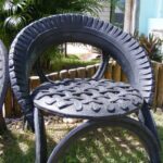 furniture from tires and tires decor ideas