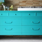 aging furniture turquoise