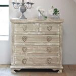 commode ancienne blanche